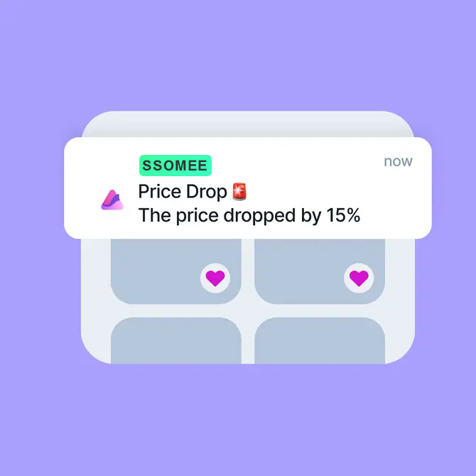 Price drop alerts